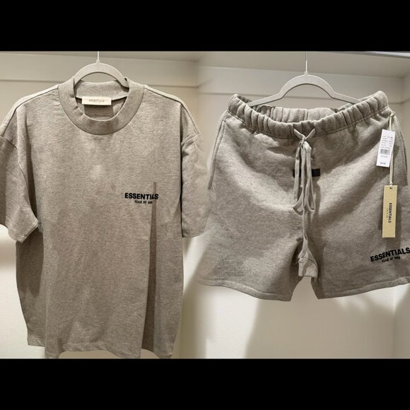 Fear of God Other - Combo Set Fear of God Essentials Dark Oat T-shirt & Shorts BNWT Authentic ✅